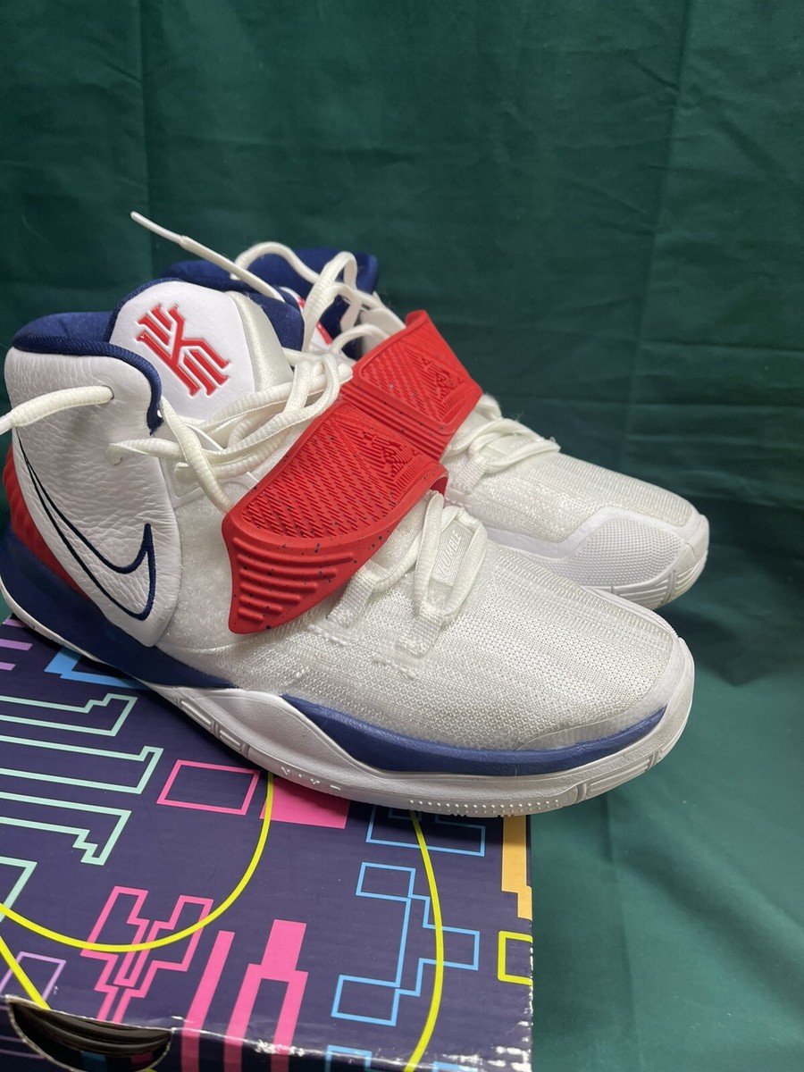 NIKE - Kyrie 6 BQ5599-102 White Basketball Shoes Sneakers Size 7y