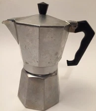 Vintage Crusinallo #367 ABC Stove Top Expresso Maker Urn  Made in Italy Morenito