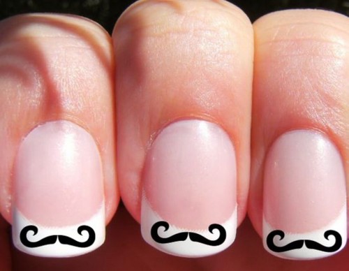 Adesivi Nail Decalcomania Art Fai Da Te Design 3D Impermeabili Baffi Cuore HT-008 - Foto 3 di 4