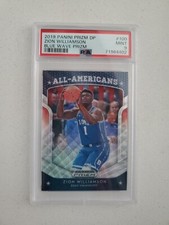 Zion Williamson 2019-20 Panini Prizm #100 Blue Wave PSA 9 Mnt Pelicans Rookie RC
