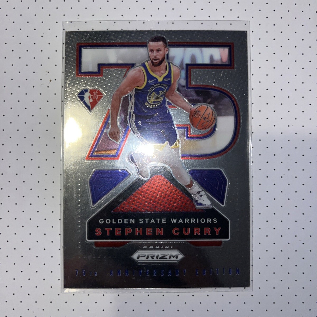 その他 Steph Curry Prizm 75th Anniversary 2021-22 Prizm Stephen Curry 75th Anniversary Edition SP Case
