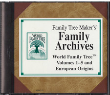 Family Tree Maker's  - BUNDLE: World Family Tree Vol1-5 and European Origins