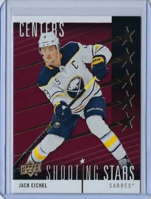 2019-20 UPPER DECK SHOOTING STARS CENTERS RED #SSC-7 JACK EICHEL