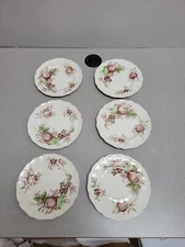 JOHNSON BROTHERS "HARVEST TIME" SET OF 6 BREAD PLATES 