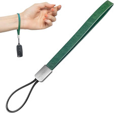 Leather Key Lanyard for Men and Women - Finger and Wrist Key Fob Keychain