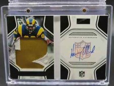 2022 Playbook Henry Ellard Green Patch Auto Autograph Booklet #16/25 Rams