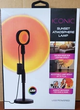 Iconic Sunset Atmosphere Lamp, USB-Powered LED Table Lamp BRAND NEW SEALED 