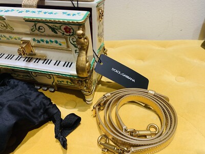 Dolce & Gabbana Piano Multicolor Printed Acrylic Leather Box Top  