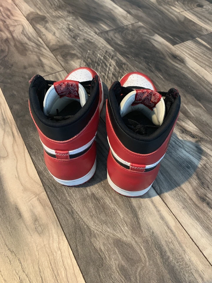 Air Jordan Retro 1 I Chicago Bred Royal OG 1994 muestra original último baile 1985 Foto 3 de 4