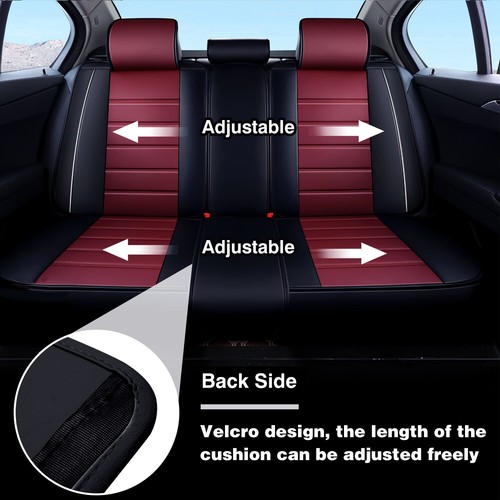 For Honda CR-V CRV 5 Seat Full Set Car Seat Covers Leather Front Rear Protectors - Picture 27 of 142