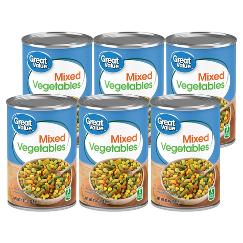 (6 Cans) Great Value Canned Mixed Vegetables, 15 Oz eBay