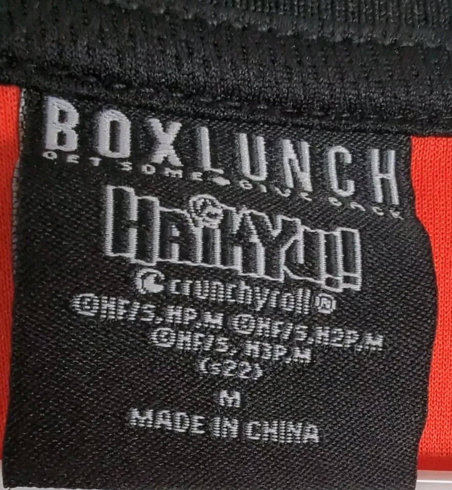 Camiseta deportiva de baloncesto Haikyu mediana #10 Hinata Karasuno anime cosplay camisa naranja Foto 3 de 4