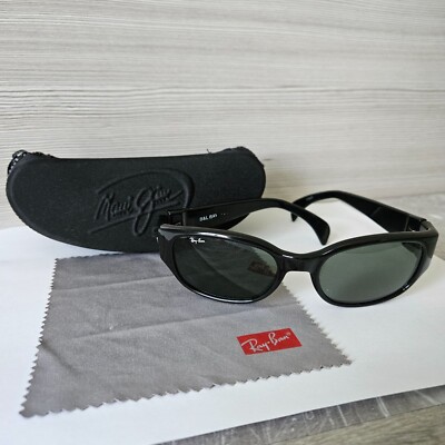 Vintage 80s Ray Ban B&L PSAS BLACK Outsider Sport Wayfarer