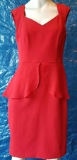 R&K ORIGINALS RED FORMAL COCKTAIL DRESS SIZE 4 (MED)