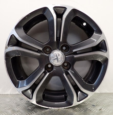 PEUGEOT 208 16" GREY ALLOY WHEEL  9673773677 (Q-145)