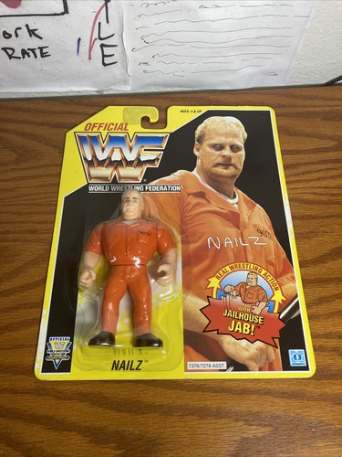 WWF NAILZ Hasbro MOC Series 7 FIGURE 1993 WWE WCW ...