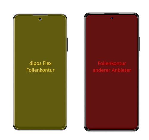 2x Screen Protector for ZTE Blade V30 Protective Film covers 100% dipos Flex - Picture 2 of 5