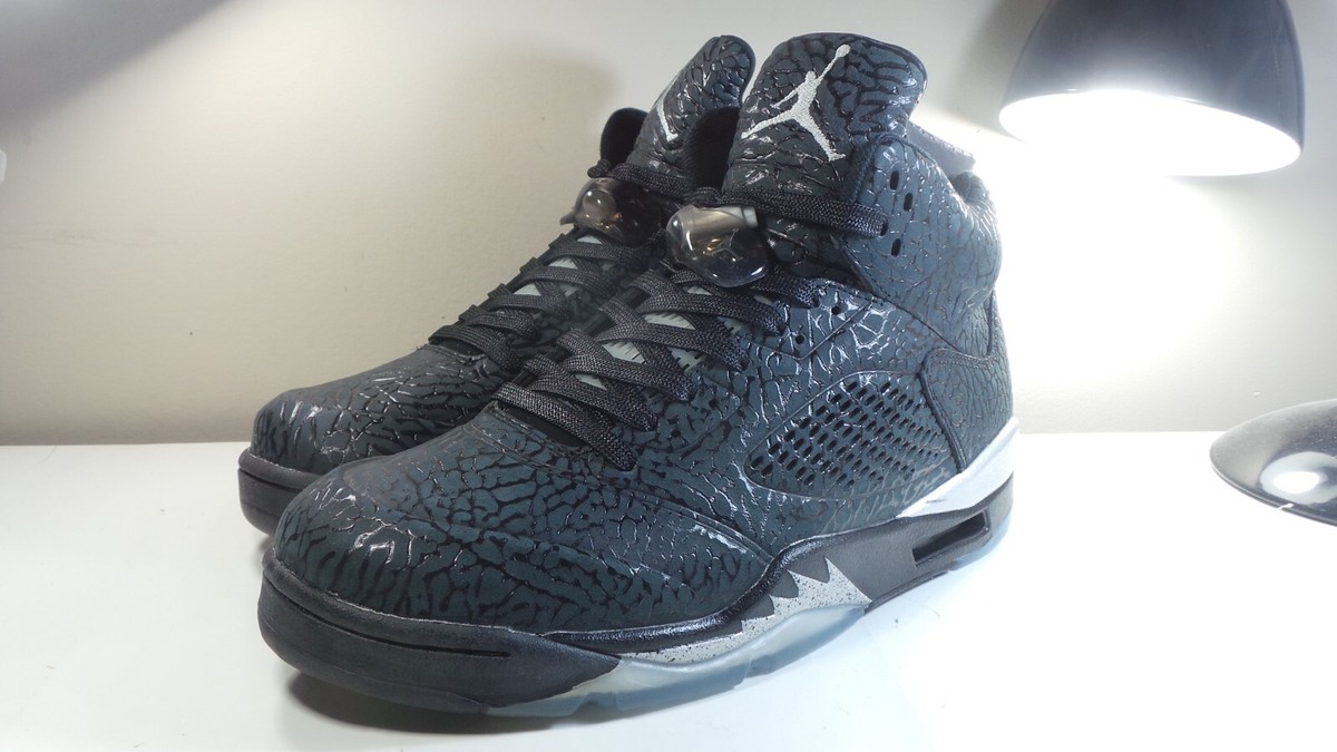 Size 9 - Air Jordan 5 Retro 3Lab5 Elephant Print for sale online