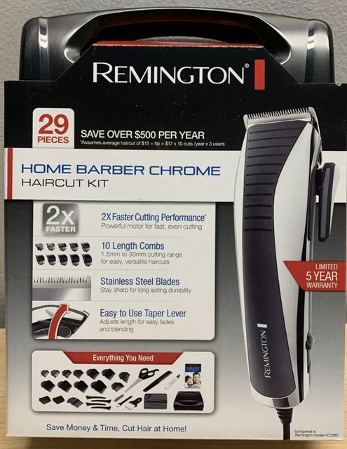remington home barber haircut kit 12 piece reviews