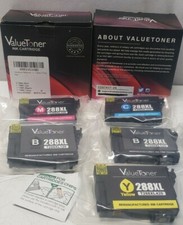 2 Value Toner 288xl Ink Cartridges 5 Packs for Epson XP330 XP430 XP434 XP44 XP44