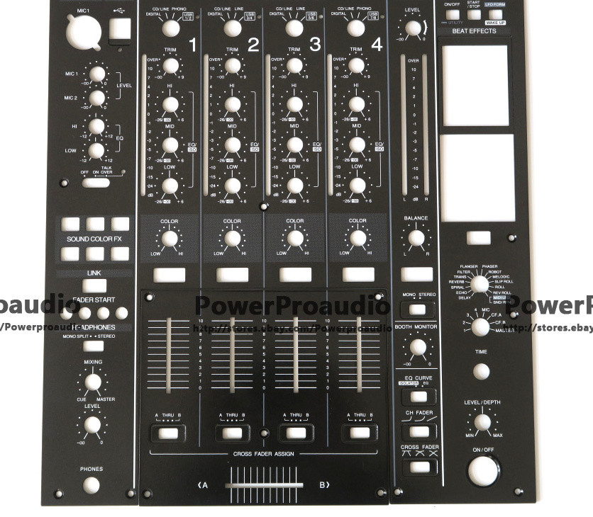 DNB1186 DAH2830 Main Plate Panel For Pioneer DJM-900/900NXS DNB1186 DAH2830 Main Plate Panel For Pioneer DJM-900/900NXS