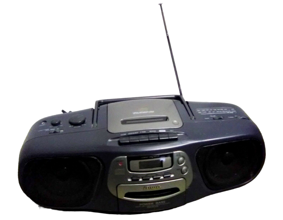 AIWA CSD-EX100 - Portable Stereo Cassette, CD-R/RW Player, FM AM