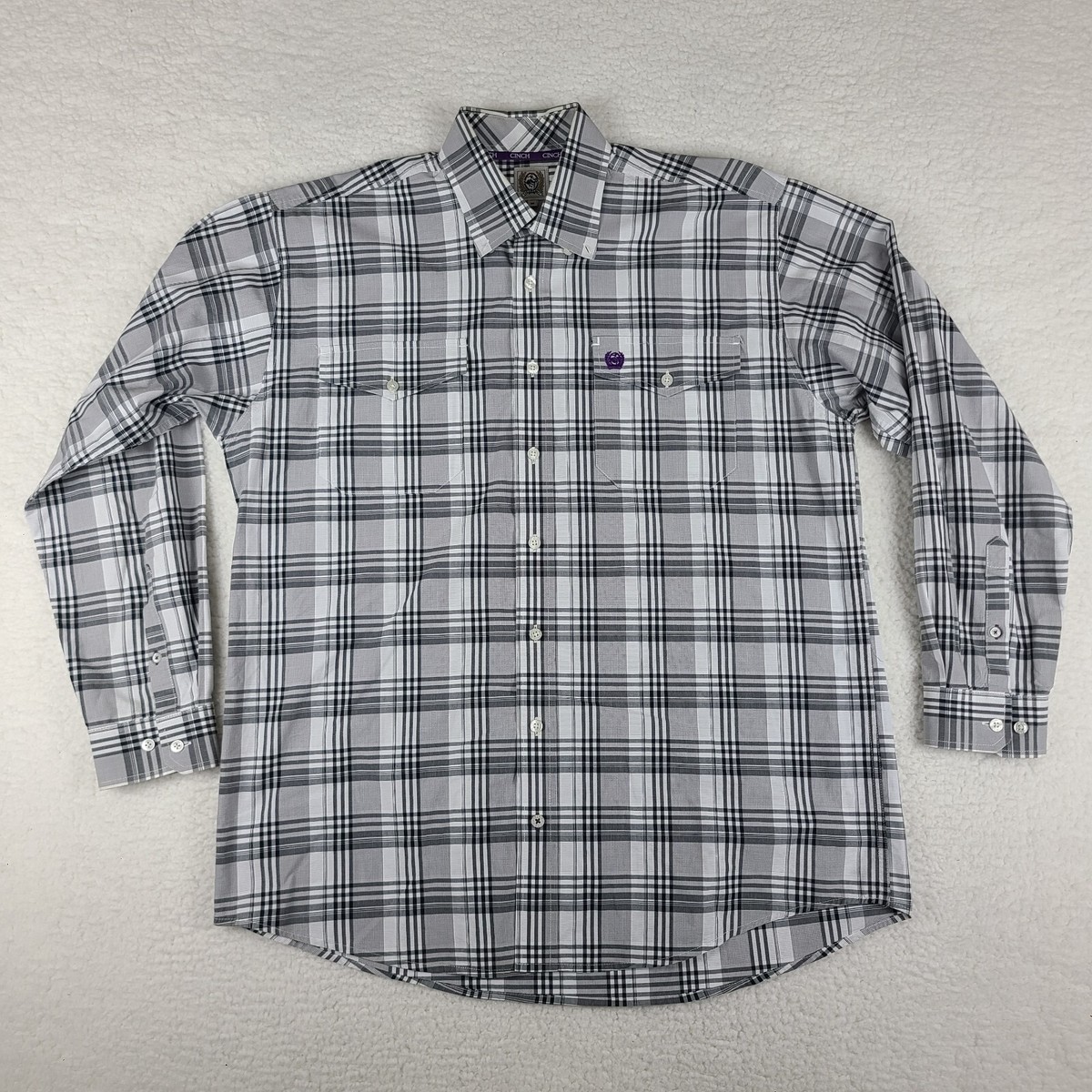 dot dot smile dress Cinch Men's Black Solid Long Sleeve Shirt  Corral Western Wear