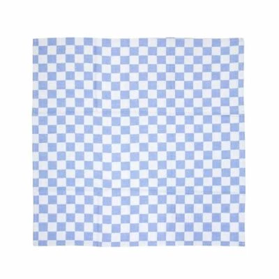 Vogue Chef Geschirrtuch blau kariert Küche Gastronomie Baumwolltuch Leinen saugfähig