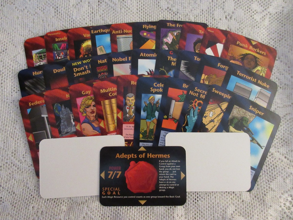 33 Card BOOSTER PLAYER Pack ILLUMINATI INWO Game New World Order