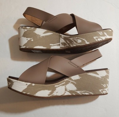 stasha hale leather wedge sandal