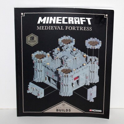 Minecraft Medieval Fortress Exploded Builds Mojang Book 2019 paperback 