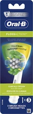 Oral-B Floss Action Electric Toothbrush Replacement Brush Heads - 3ct