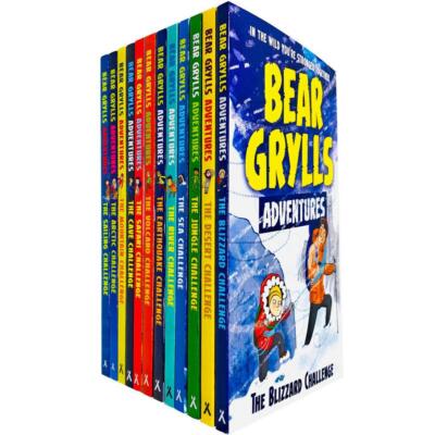 Bear Grylls The Complete Adventures Collection 12 Books Set - Ages 7+ -Paperback