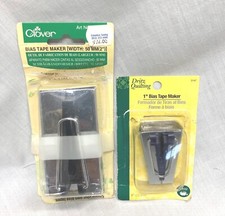 Clover Bias Tape Maker width 50mm 2" Clover Bias Tape Maker 1" lot of 2