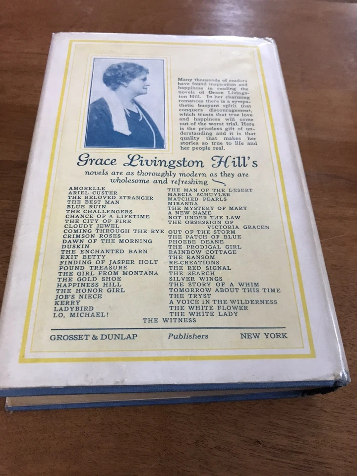 Matched Pearls Hardcover Grace Livingston Hill Second Printing Romance 1933 - Image 2 of 4