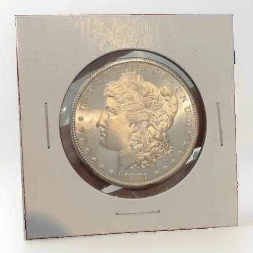 1881 S Morgan Dollar USA - Deep Mirror Proof Like - FROSTY DMPL