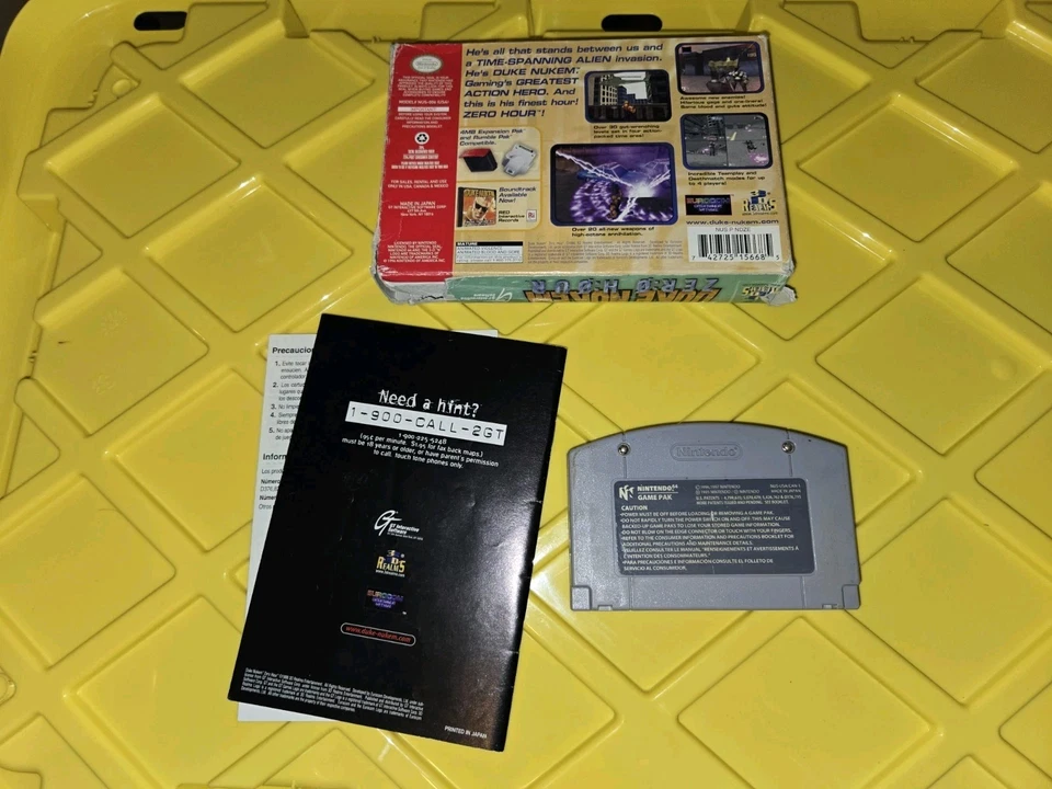 Duke Nukem Zero Hour For Nintendo 64 N64 CIB Tested Authentic - Image 3 of 4