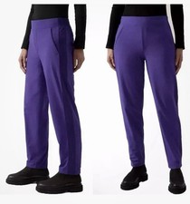 Athleta Brooklyn Lined Mid Rise Ankle Pants Purple Womens Size 4