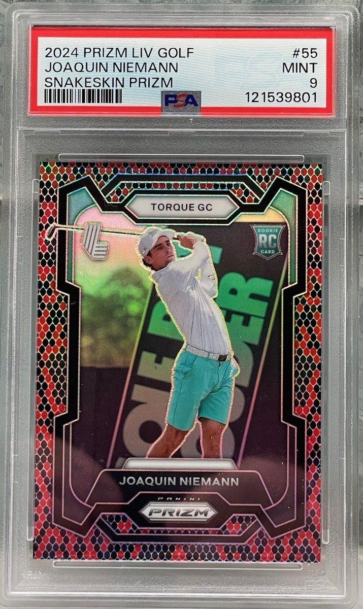 Joaquin Niemann 2024 PANINI PRIZM LIV GOLF ROOKIE SNAKESKIN PRIZM