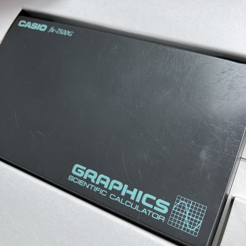 Casio FX-7500g Scientific Graphic Calculator | 1989. At Fault - Picture 7 of 12