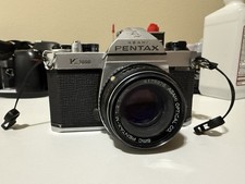 Pentax K1000 w SMC 50mm f2 CLAd Fully Functional Clean Glass G2U