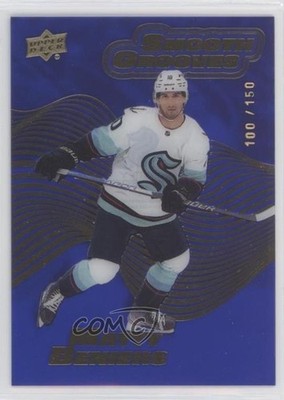2022 Extended Series Smooth Grooves Sapphire 100/150 Matty Beniers Rookie RC d4e
