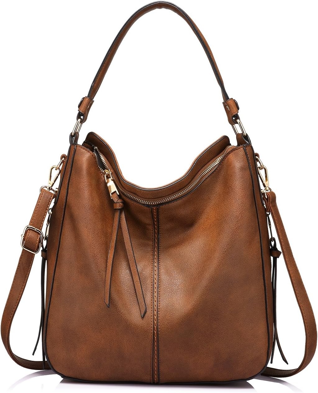 For Women Designer Faux Leather Hobo Handbags Retro L