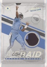 2017 Panini Absolute Air Raid Materials Prime 7/25 Marcus Mariota #10 6ns