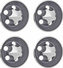 JUEGO DE 4 TAPAS CENTRALES PARA RUEDA MOPAR RALLYE ARGENT 1972-74 5X4" DODGE PLYMOUTH