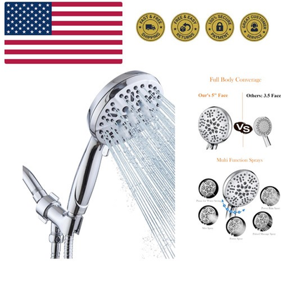#ad Shower Head with Handheld High Pressure Full Body Coverage Powerful Rain Show... $35.99