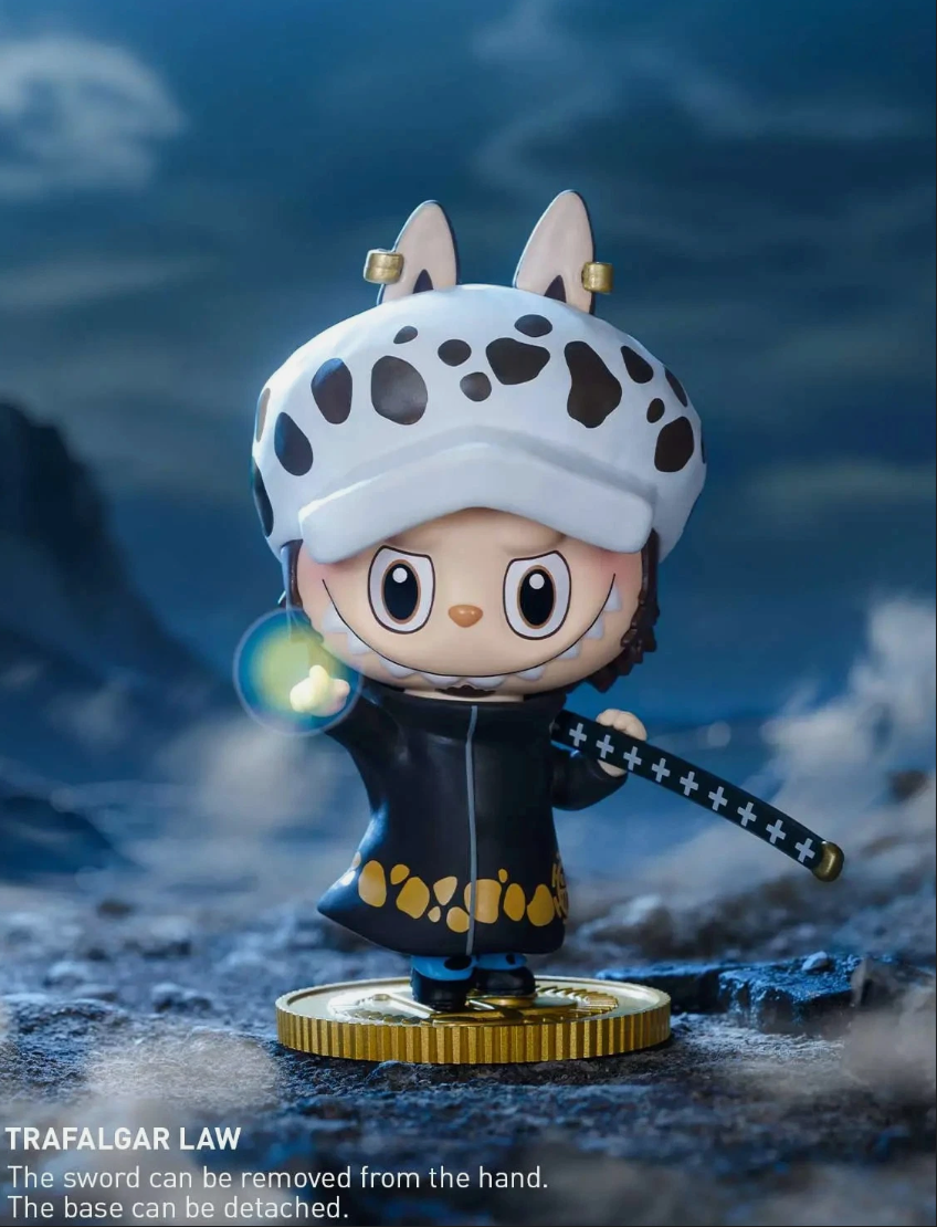 POP MART The Monsters x One Piece Series Trafalgar Law Figure