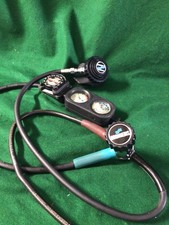 SHERWOOD MAGNUM II Scuba Diving Regulator w/ Ocean Dynamics Gauges PSIG 5000