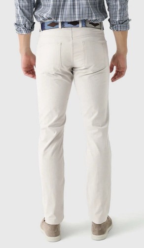 Neu mit Etikett Peter Millar Crown Crafted Delvin 5-Pocket-Hose steinfarben Größe 33 x 33 245 $ - Bild 3 von 15