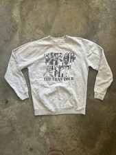 Taylor Swift The Eras Tour 2023 Crewneck Sweatshirt Sweater Gray Women s Size XL